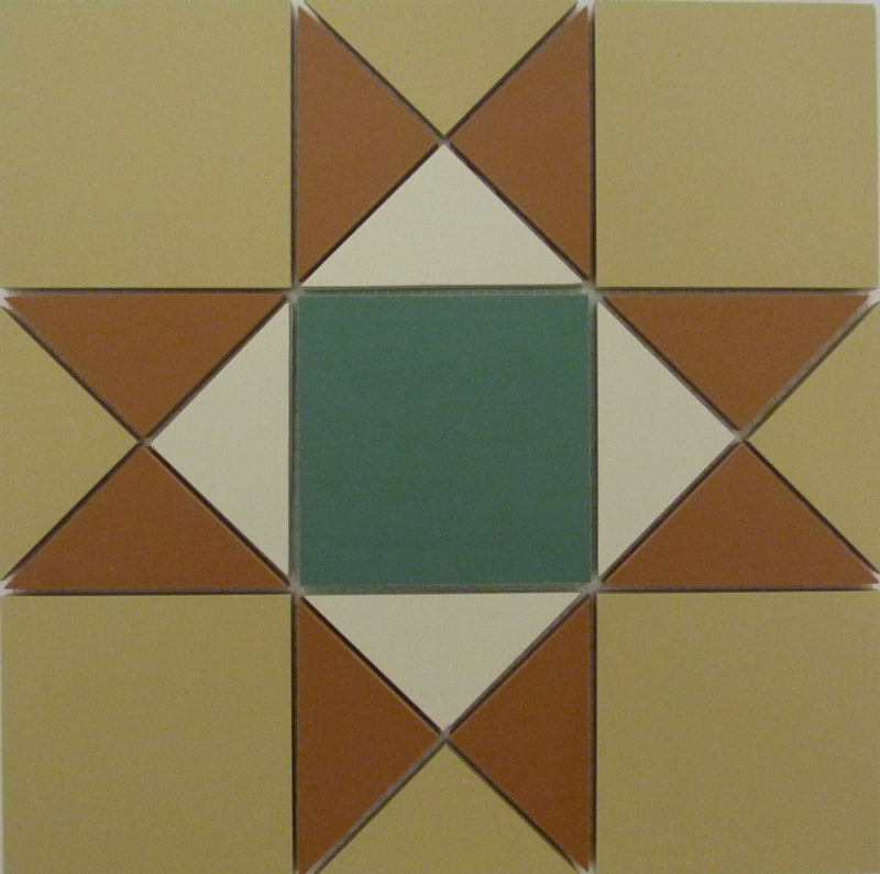Lake Mary beige victorian pattern tile 285x285mm - view 3