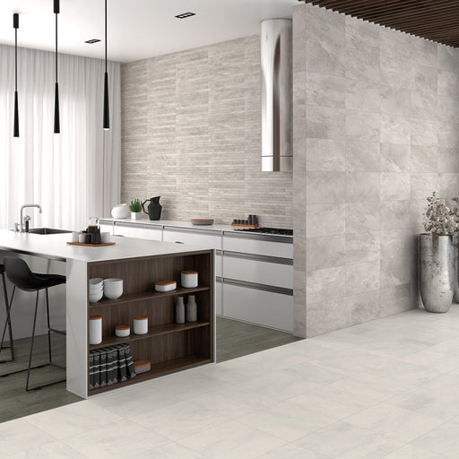 Lakeland grey stone effect tile 300x600mm - view 2