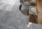 Lakeland Grey Stone Effect Matt Porcelain Wall & Floor Tile 600x600mm