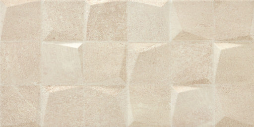 Lantana beige stone effect tile 300x600mm - view 2
