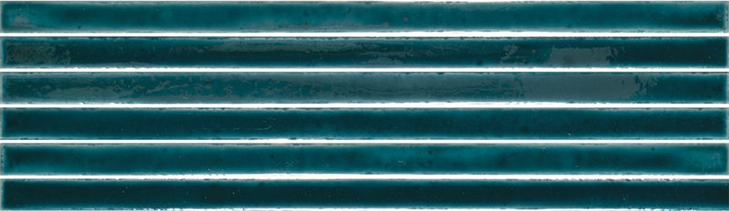 Largo blue crackle glaze tile 130x450mm - view 3