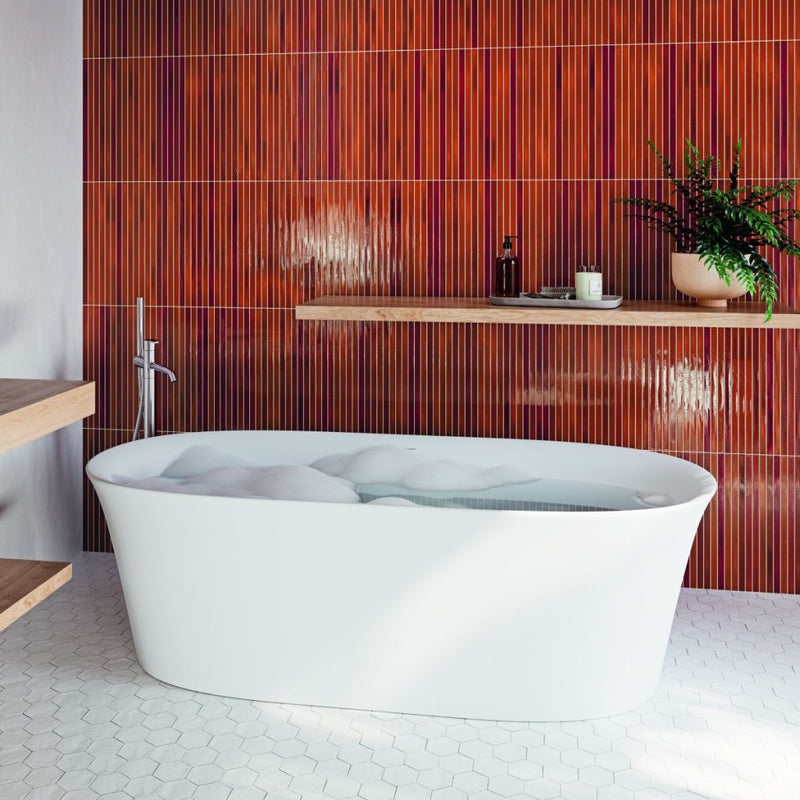 Largo gold crackle glaze tile 130x450mm - view 3