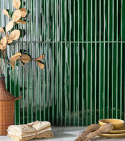 Largo green crackle glaze tile 130x450mm - view 3