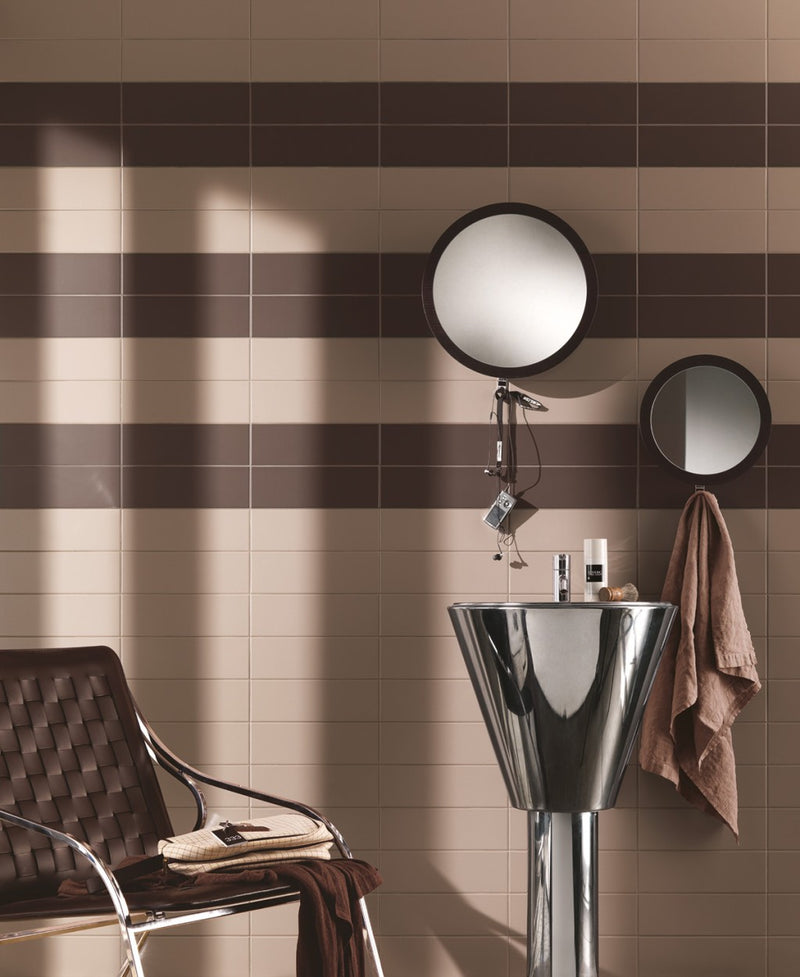 Leesburg Light Brown Matt Ceramic Wall Tile 100x300mm