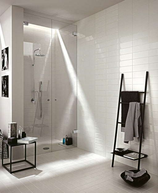 Leesburg White Gloss Ceramic Wall Tile 100x300mm