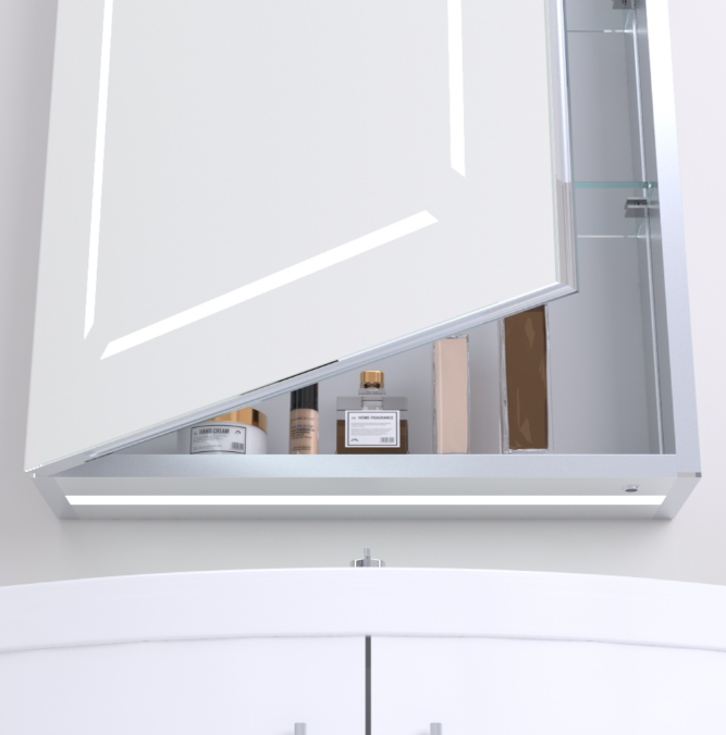 Kartell K-VIT Link 700 x 500mm LED Mirror Cabinet (MIR105)