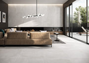Longboat ice white concrete effect tile 600x600mm - view 2
