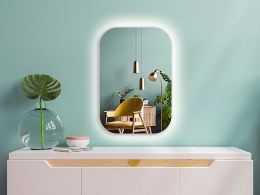 Malmo LED Mirror, Demister Pad, Touch Switch 600 x 800mm