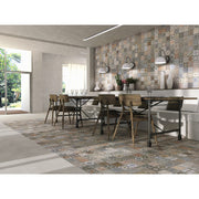 Marathon multi colour patterned tile 442x442mm - view 3