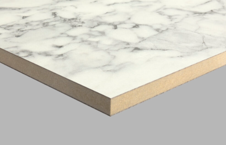 Selkie Calacatta Marble Square Edge MDF Wall Panel