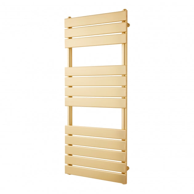 Kartell K-VIT Malibu Designer Brushed Brass Towel Rail 500mmx1200mm (MAL1200-500B)