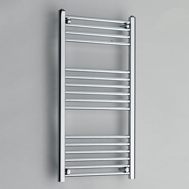 Kartell K-RAD 22mm Straight Heated Towel Rail 300mm x 1000mm Chrome
