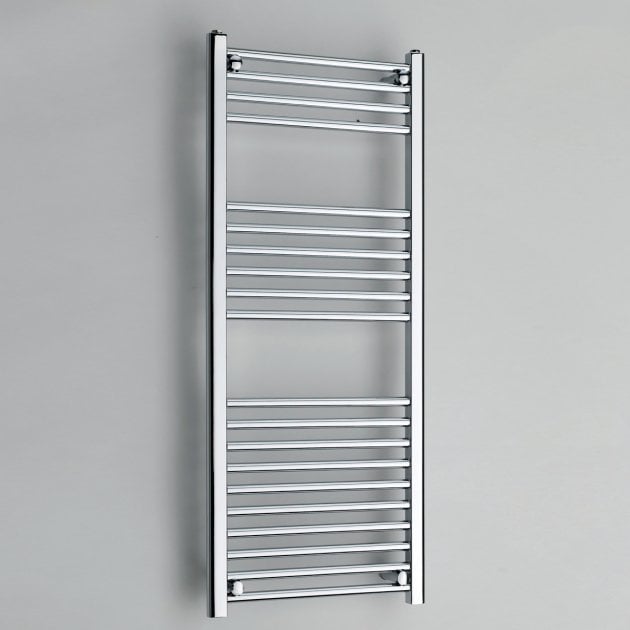 Kartell K-RAD 22mm Straight Heated Towel Rail 300mm x 1200mm Chrome