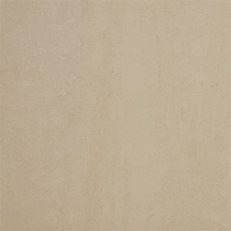 Melbourne Cream Plain Matt Porcelain Wall & Floor Tile 600x600mm