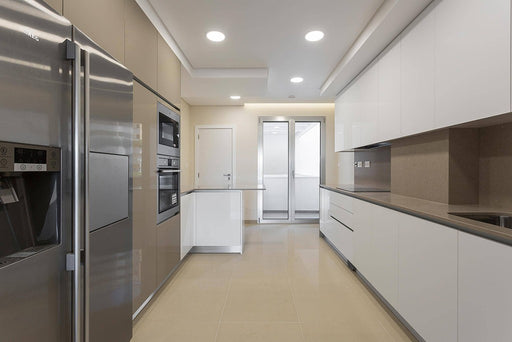 Melbourne Cream Plain Polished Porcelain Wall & Floor Tile 600x600mm