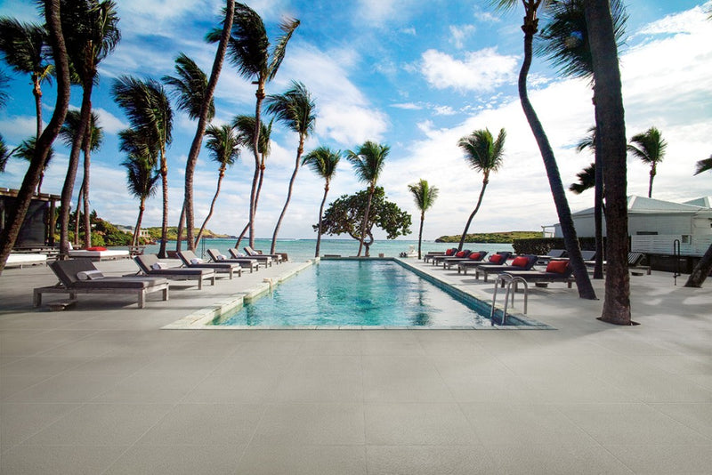 Melbourne Silver Plain Anti-Slip Porcelain Wall & Floor Tile 600x600mm