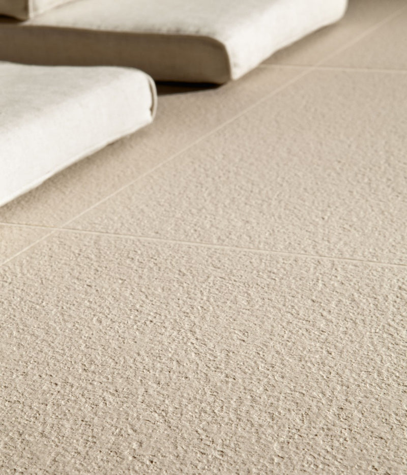 Melbourne snow plain tile 600x600mm - view 4