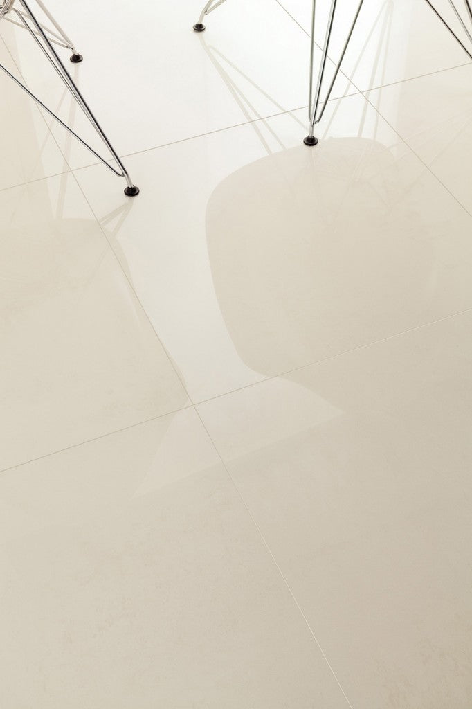 Melbourne snow plain tile 600x600mm - view 3