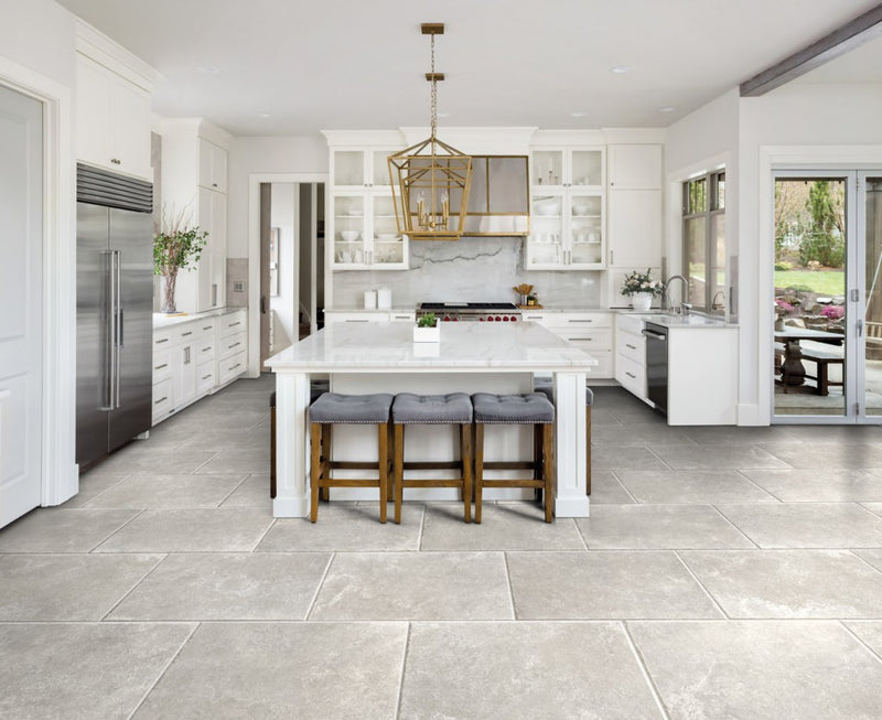 Miami Grey Cement Effect Matt Porcelain Floor Tile 600x900mm