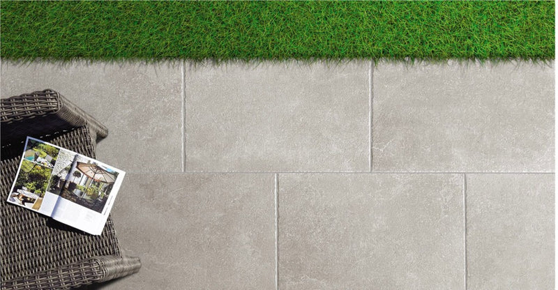 Miami Grey Cement Effect Matt Porcelain Outdoor Paving Tile 600x900x20mm