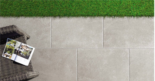 Miami Grey Cement Effect Matt Porcelain Outdoor Paving Tile 600x900x20mm