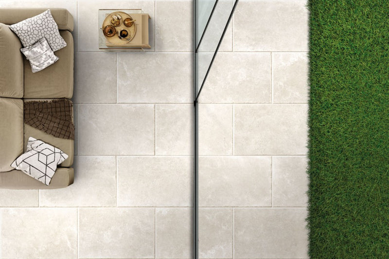Miami Sand Cement Effect Matt Porcelain Outdoor Paving Tile 600x900x20mm