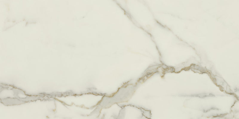 Miramar calacatta gold marble effect tile 600x1200mm - view 4
