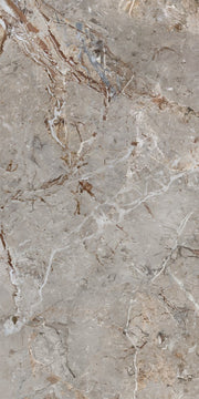 Miramar silver breccia marble effect tile 600x1200mm - view 4
