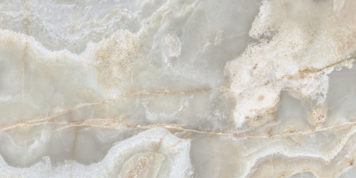 Miramar silver grey onyx effect tile 600x1200mm - view 2