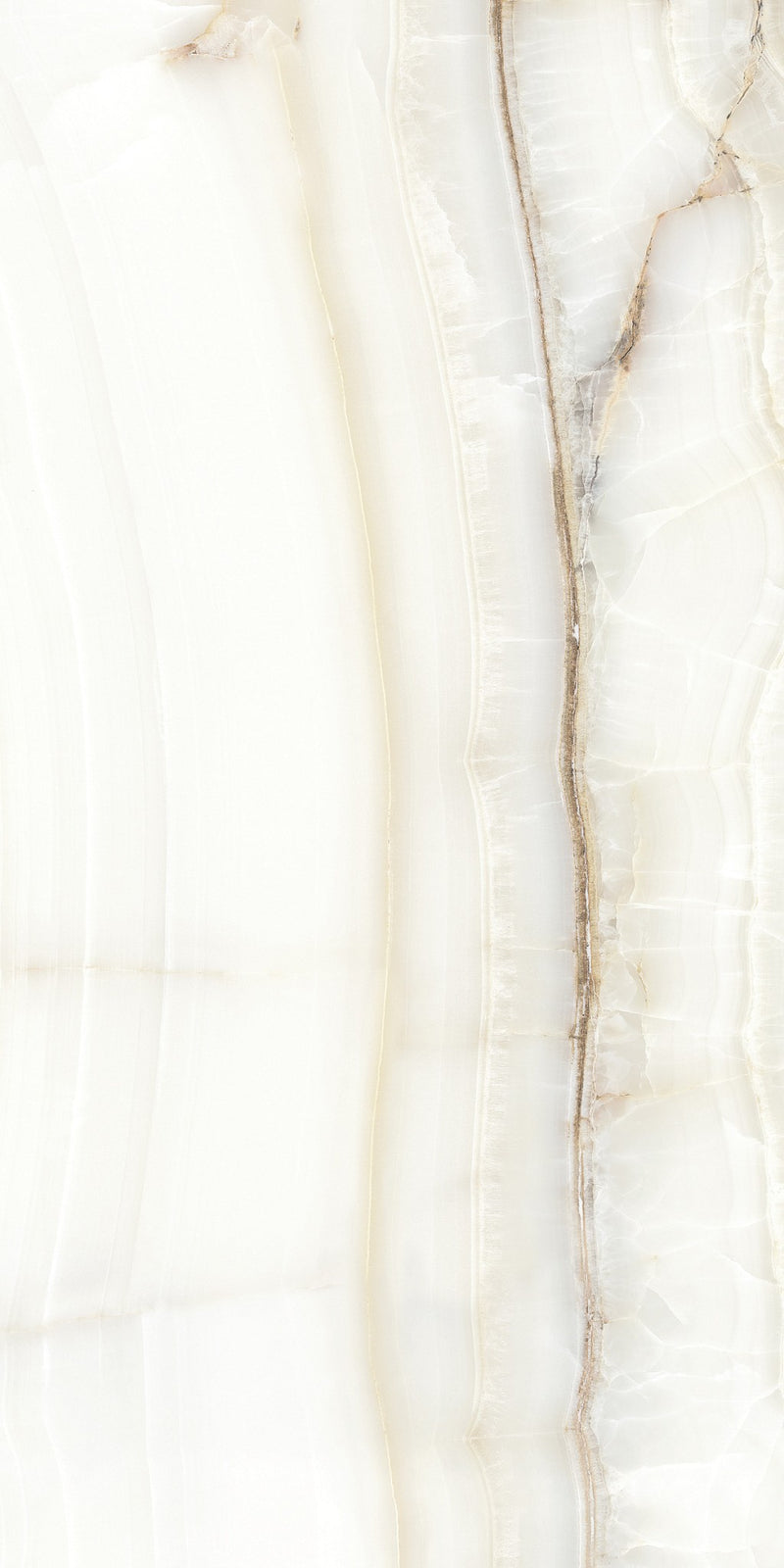 Miramar soft grey onyx effect tile 600x1200mm - view 2