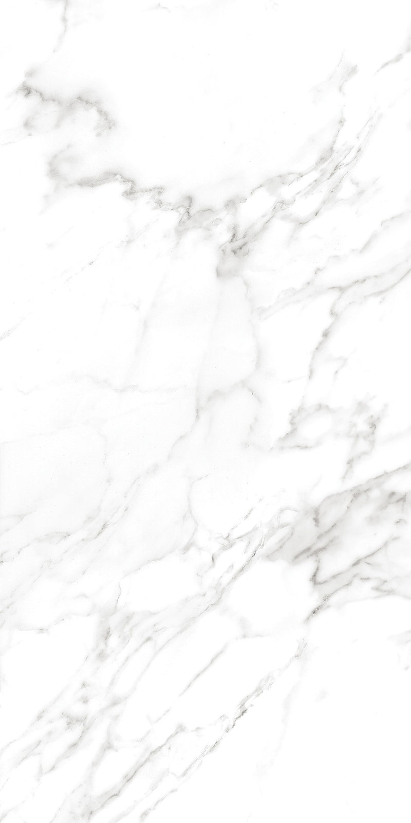 Miramar statuario white marble effect tile 600x1200mm - view 2