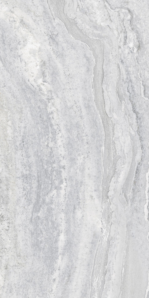 Miramar white marble effect tile 600x1200mm - view 2