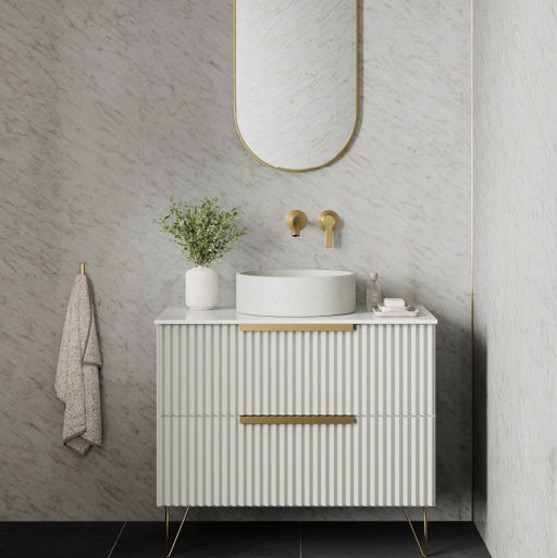 Multipanel Classic Collection Classic Marble waterproof wall panels installed in a bathroom