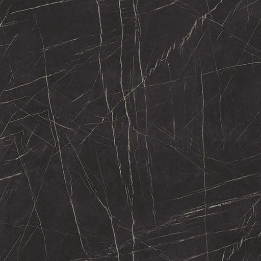 Multipanel Linda Barker Black Pietra wall panel decor close-up — black marble with white veining