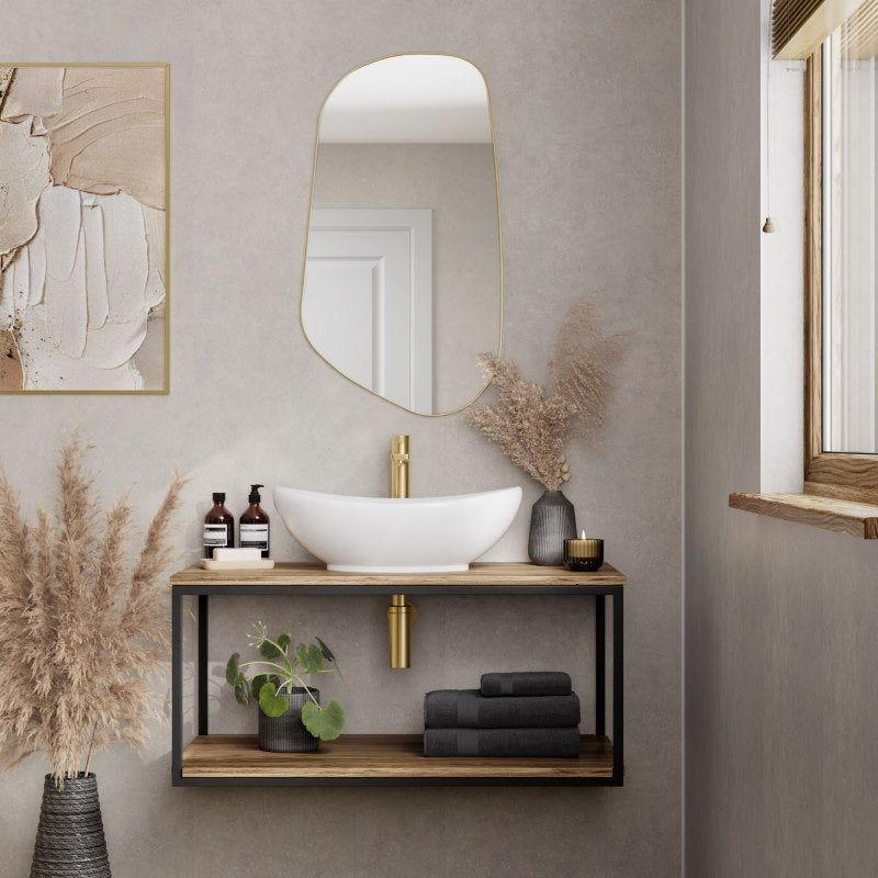 Multipanel Pure Collection White Mineral matt waterproof wall panels in a bathroom
