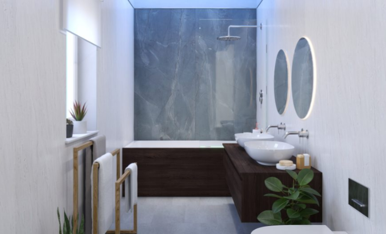 Selkie Nordic Pearl Square Edge MDF Wall Panel