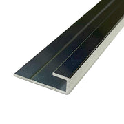 Nuance Fusion bright silver end cap trim