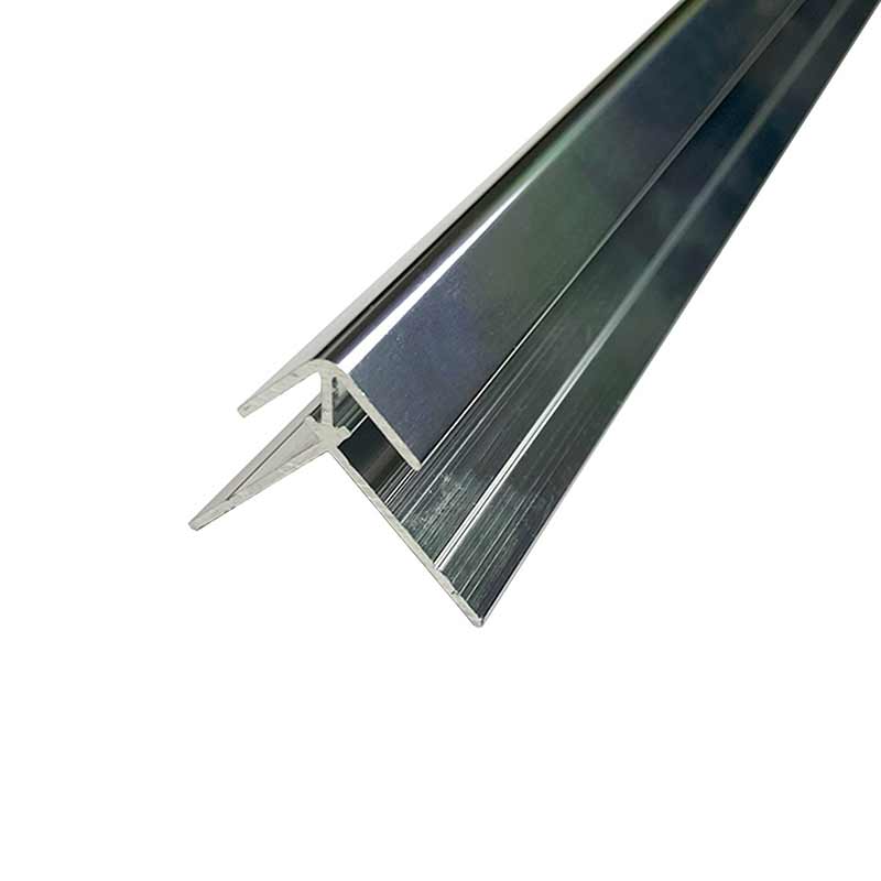 Nuance Fusion bright silver external corner trim