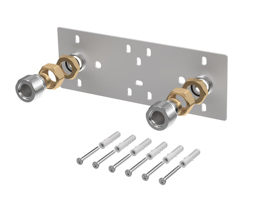 Nuie 200mm Fast-Fit Bracket for Bar Thermostats Chrome (A316)