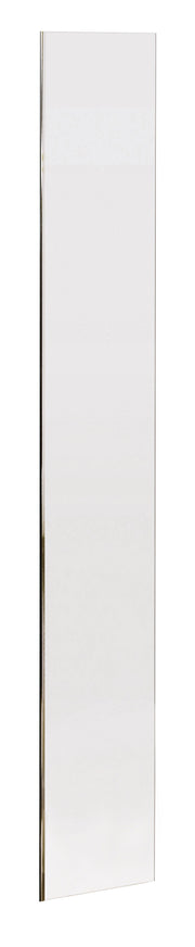 Nuie 250mm Fixed Return Wetroom Screen 1950mm - Chrome