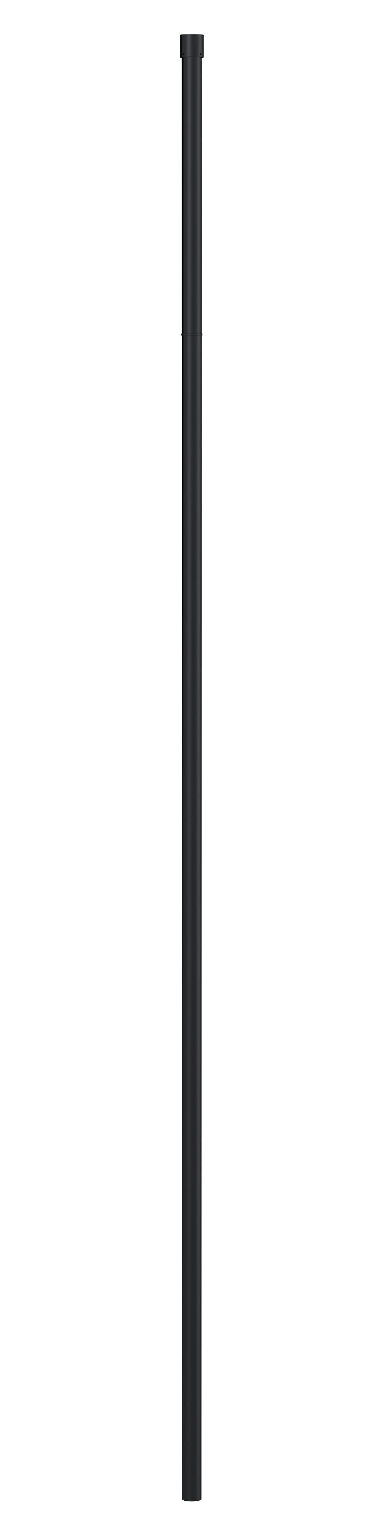 Nuie 3000mm Wetroom Screen Ceiling Post in Matt Black (WRSF006)