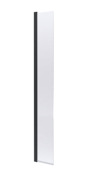 Nuie 300mm Return Screen 1850mm - Matt Black Hinged Flipper