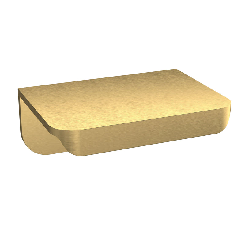 Nuie 50mm Wrapover Furniture Handle in 50mm Brushed Brass (H194)