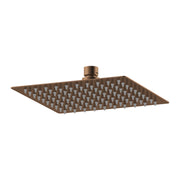 Nuie 200mm Square Brushed Bronze Fixed Shower Head — A15088