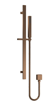 Nuie Brushed Bronze Rectangular Shower Slide Rail Kit — A15167