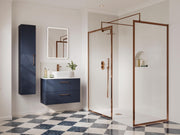 Nuie Brushed Bronze Shower Handset Kit With Round Outlet Elbow lifestyle image