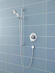 Nuie Chrome Shower Slide Rail Kit lifestyle image