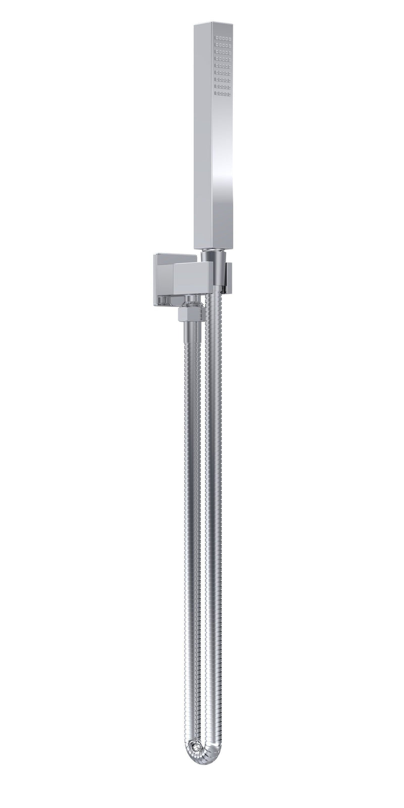 Nuie Chrome Square Shower Handset Kit — A3264