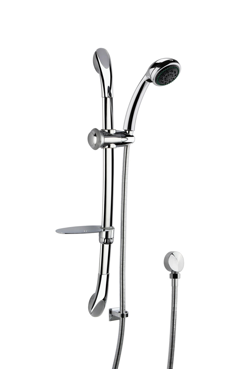 Nuie Chrome Shower Slide Rail Kit — A3273A