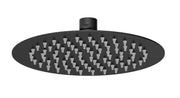 Nuie Matt Black Fixed Shower Head — A4082
